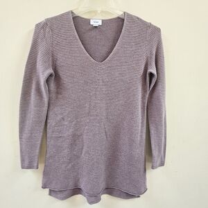 Old Navy Sweater Women Sz S Purple V-Neck Sweater Tunic